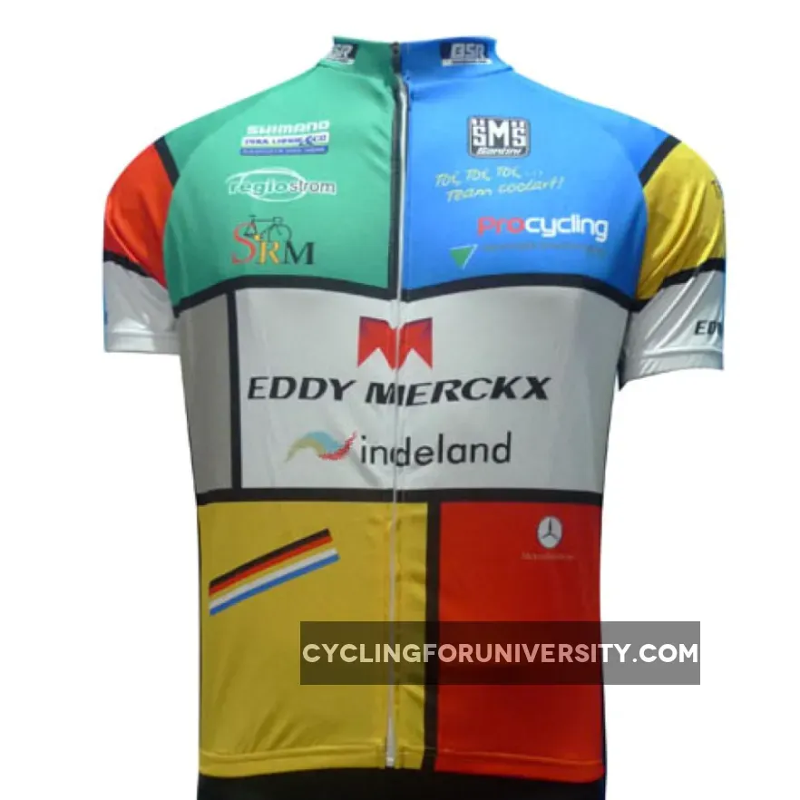 Eddy Merckx-Indeland Team Short Sleeve Cycling Jersey - 2012