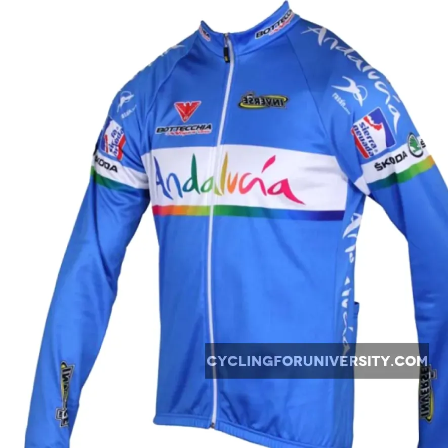 ANDALUCIA 2012 Inverse Radsport-Profi-Team Winter Long Sleeve Jersey Jacket