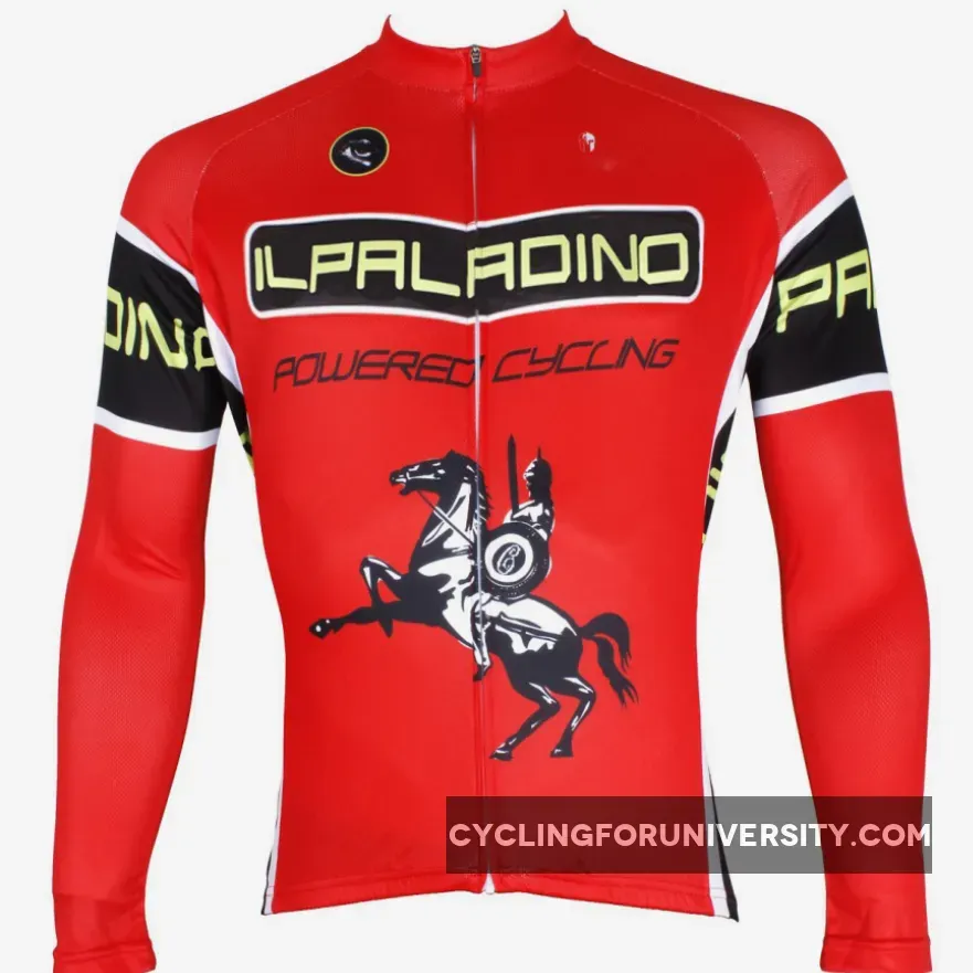 Unisex Long Red Sleeves Cycling Clothing Suits with Tights Winter Pro (Velvet) NO.537