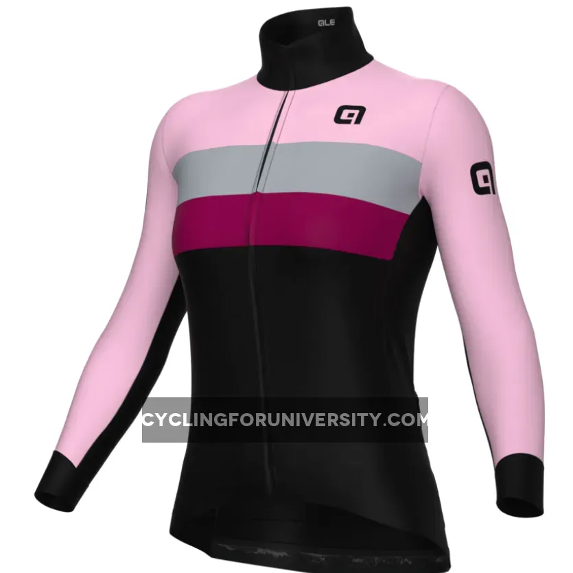 Ale Off Road Gravel Chaos long sleeve woman jersey - Pink / Frau Chaos