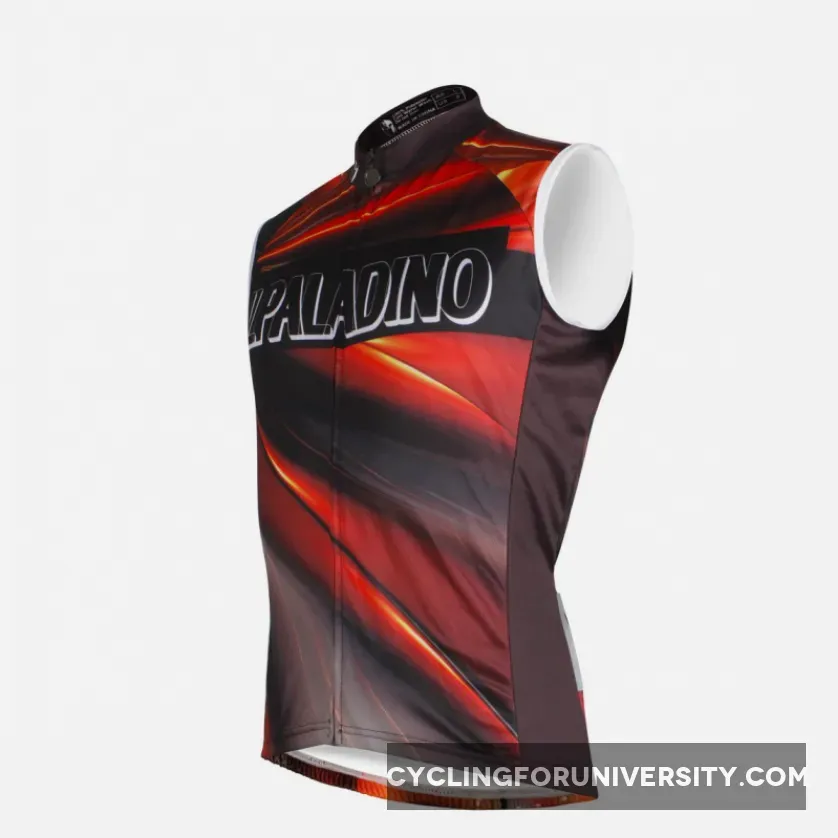 Red Light Black Men's Cycling Sleeveless Bike Jersey T-shirt Summer Spring Road Bike Wear Mountain Bike MTB Clothes Sports Apparel Top NO.W 675