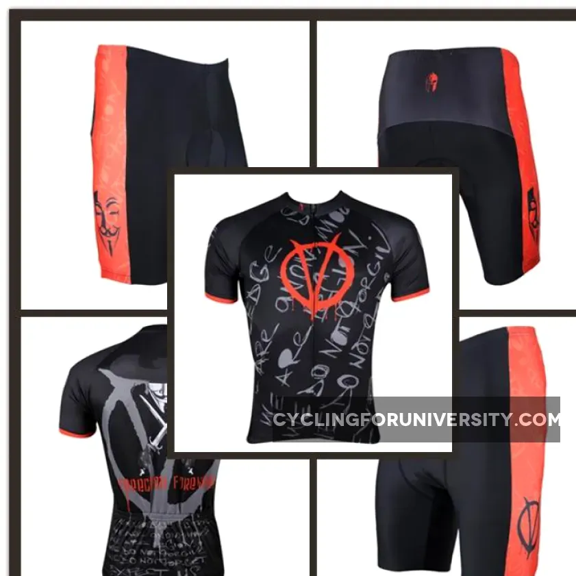 Men's Cycling Suit/Jersey T-shirt Summer V for Vendetta NO.144