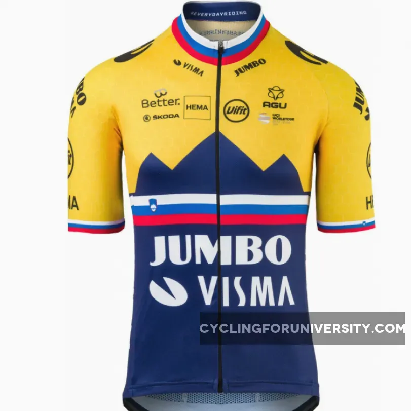 2021 Jumbo Visma Slovenia Champ Jersey, Online JUM21J2S