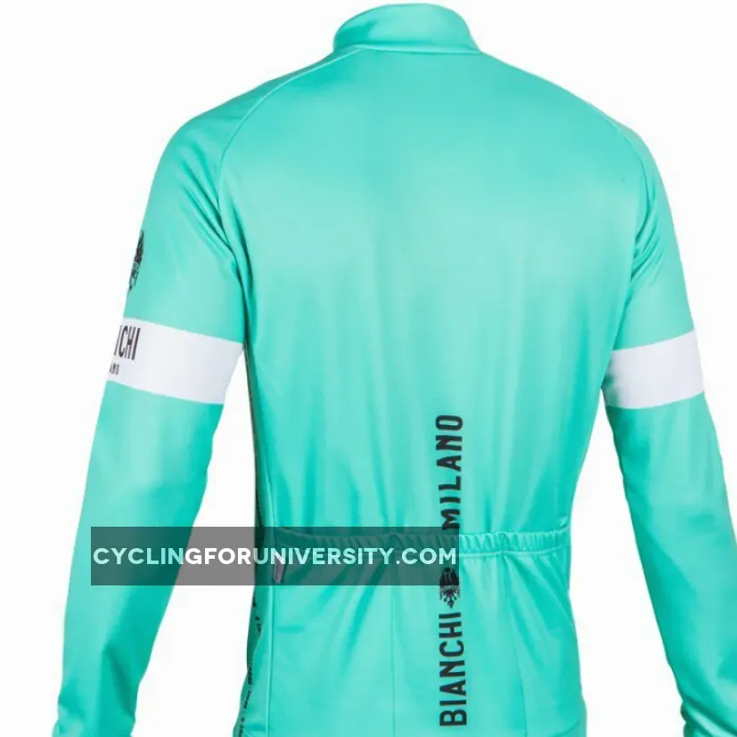 Bianchi Milano Leggenda Classic Celeste Long Sleeve Jersey,