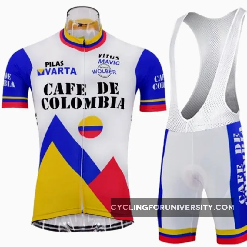 Cafe De Colombia Vintage Cycling Set 1986 For Sale Cafe De Colombia Vintage Cycling Set 1986 For Sale