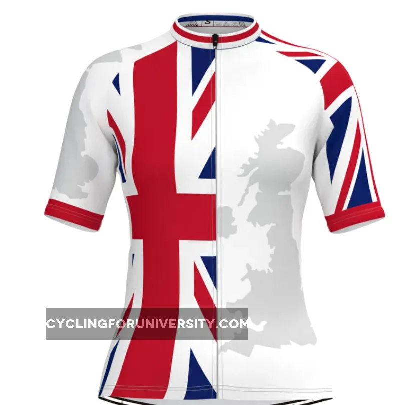 United Kingdom Flag Map Women's Cycling Jersey Outlet