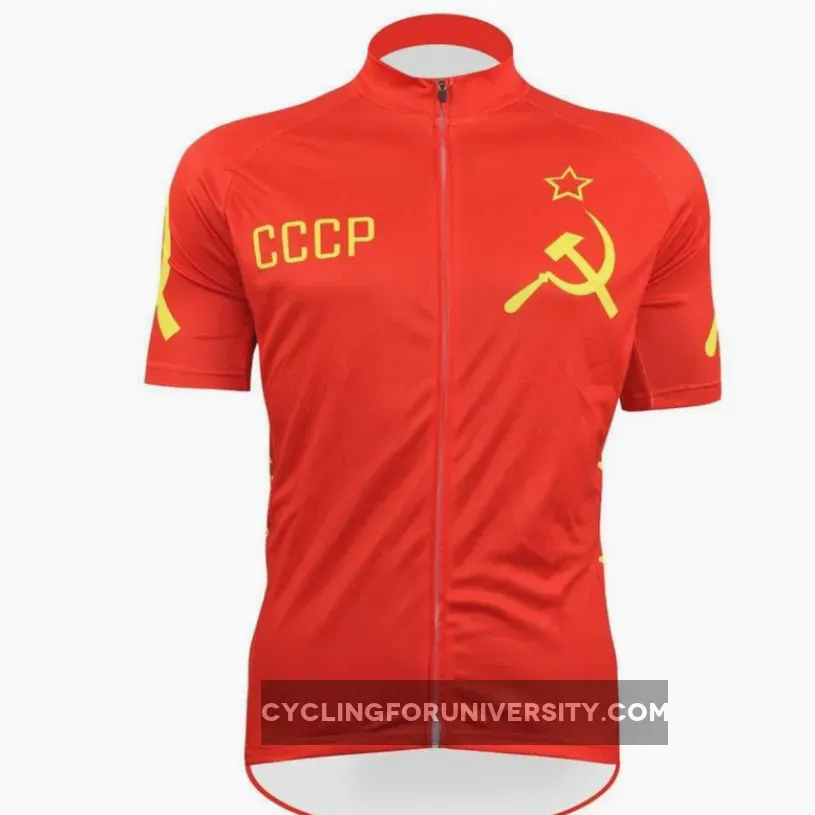 Cccp Retro Men's Cycling Jersey For Sale