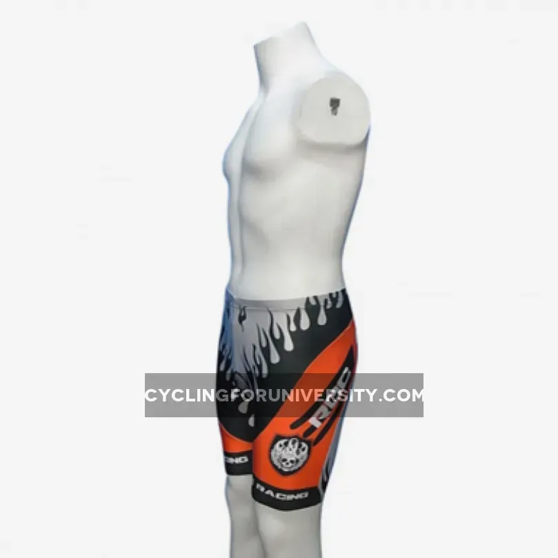 Team Rock Racing Cycling Bib Shorts BLACK/ORANGE Brand New