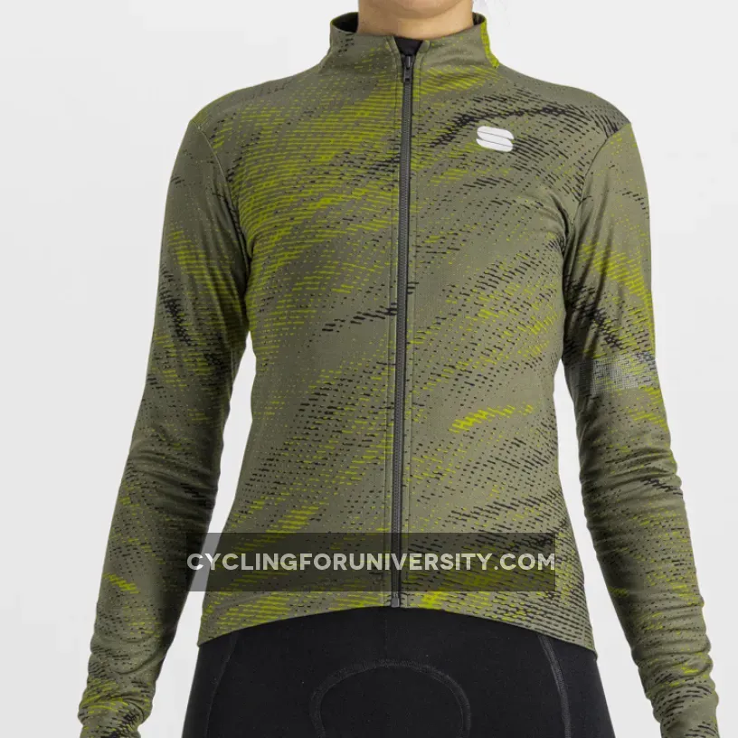 Sportful Cliff Supergiara women long sleeves jersey - Green