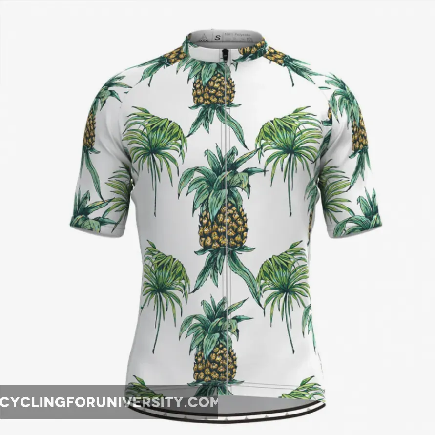 Men's Pineapple Print Aloha Hawaiian Cycling Jersey Online
