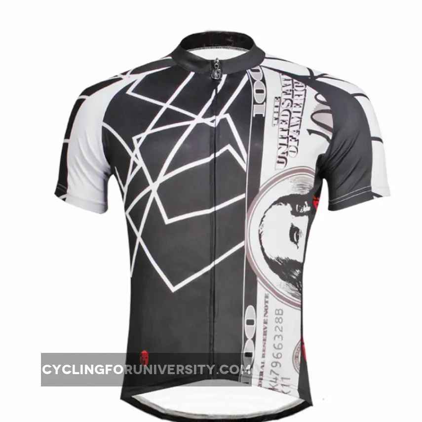 ILPALADINO Dollars Professional MTB Cycling Jersey Short Sleeve Mountain Bike Summer Exercise Bicycling Pro Cycle Clothing Racing Apparel Outdoor Sports Leisure Biking Shirts NO.750