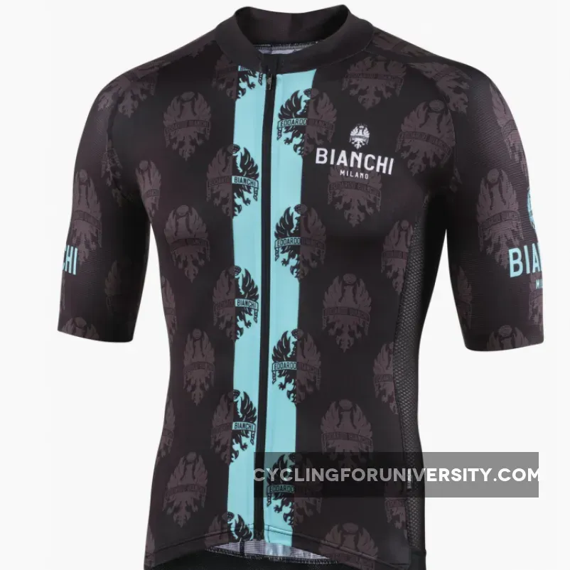 Bianchi Milano Ronaccio Black Green Jersey,