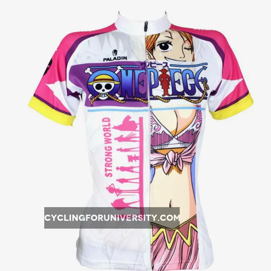 ONE PIECE Woman's Summer Cycling Jersey/Suit Nami/Robin/Luffy/Pirate Empress/Chopper