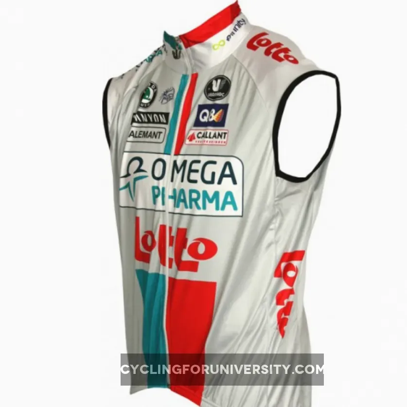 OMEGA PHARMA-LOTTO 2011 Vermarc Radsport-Profi-Team- Sleeveless Jersey Vest