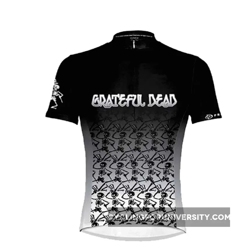 Primal Wear Grateful Dead Dancing Skeletons Men's Full Zip Sport Cut Cycling Jersey / Grateful Dead Bike