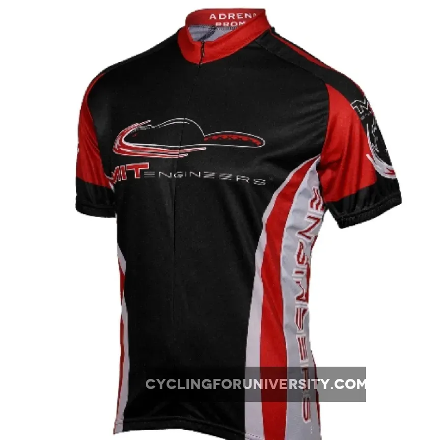 Massachusetts Institute of Technology (MIT) 3/4 zip Men's Short Sleeve Cycling Jersey #Mit Cycling Jersey MIT-MED