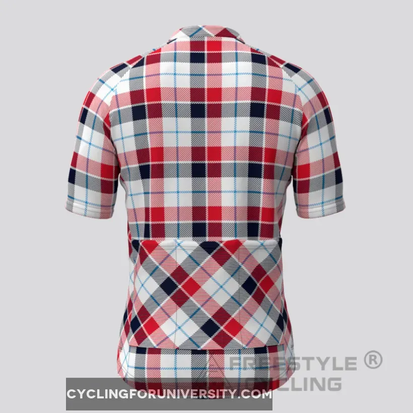 Plaid Checkered Shirt V8 Men's Cycling Kit Restock