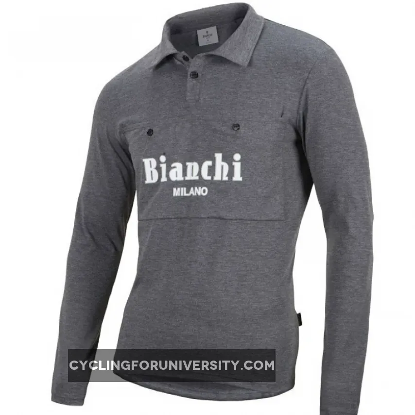 Bianchi Lavagnina Wool Vintage Long Sleeve Jersey, BIA182L7