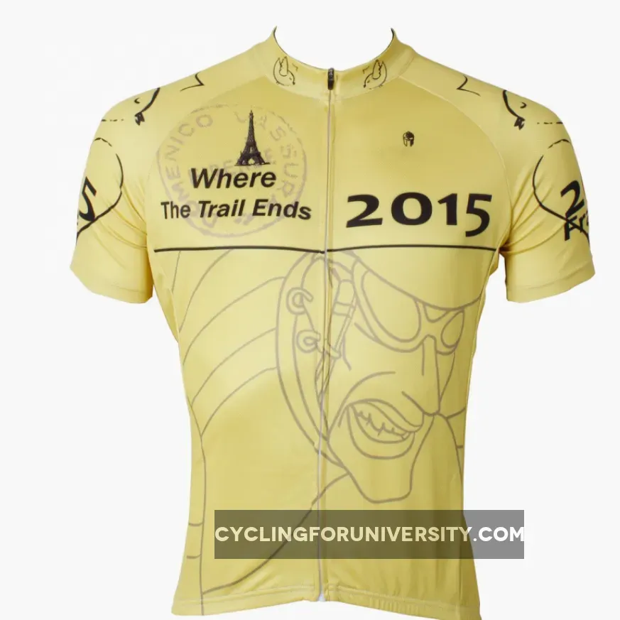 Ilpaladino Cyclist Yellow Men's Breathable Quick Dry Short-Sleeve Cycling Jersey Bicycling Shirts France Summer SportsWear NO.568