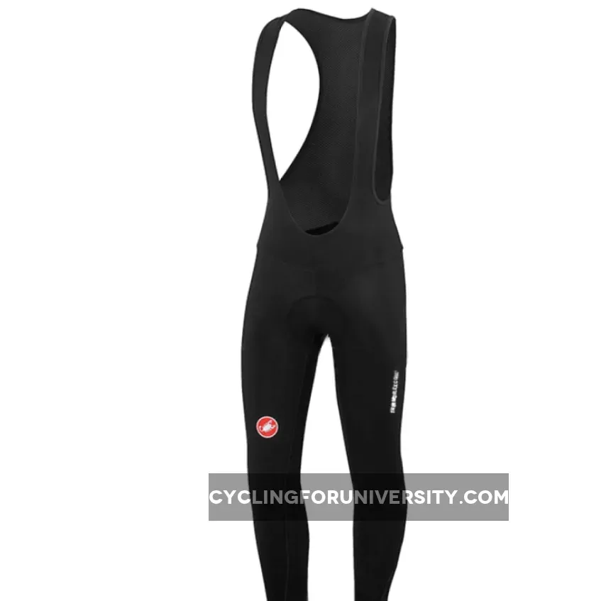 Pro Team CASTELLI Meno black Bike Cycling Winter Bib Pants