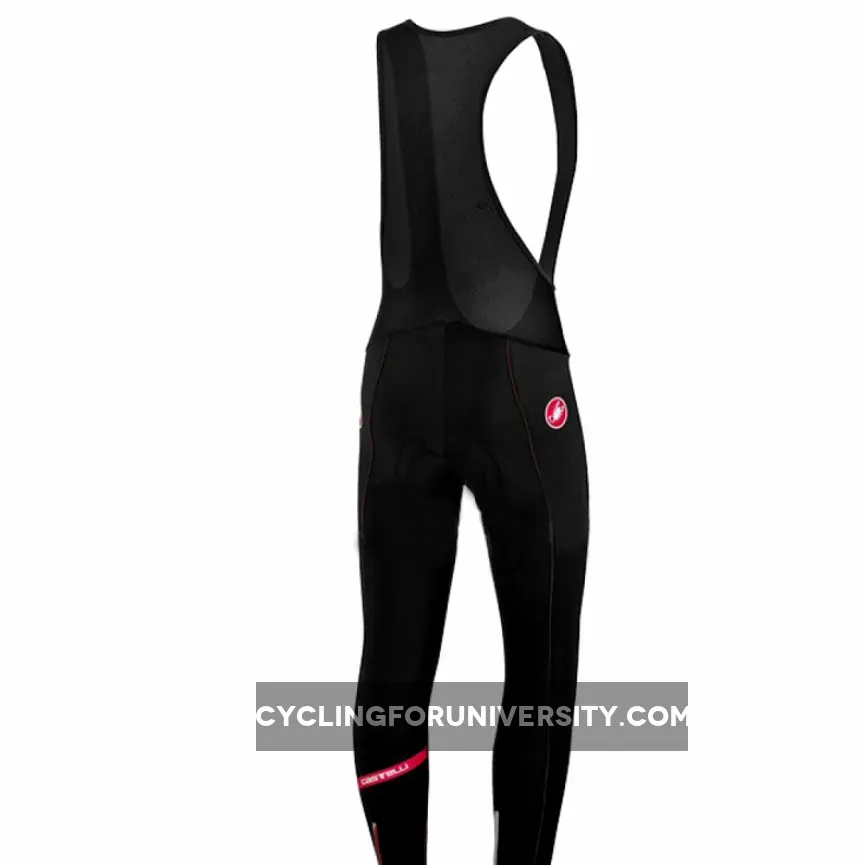 Pro Team CASTELLI Meno black Bike Cycling Winter Bib Pants