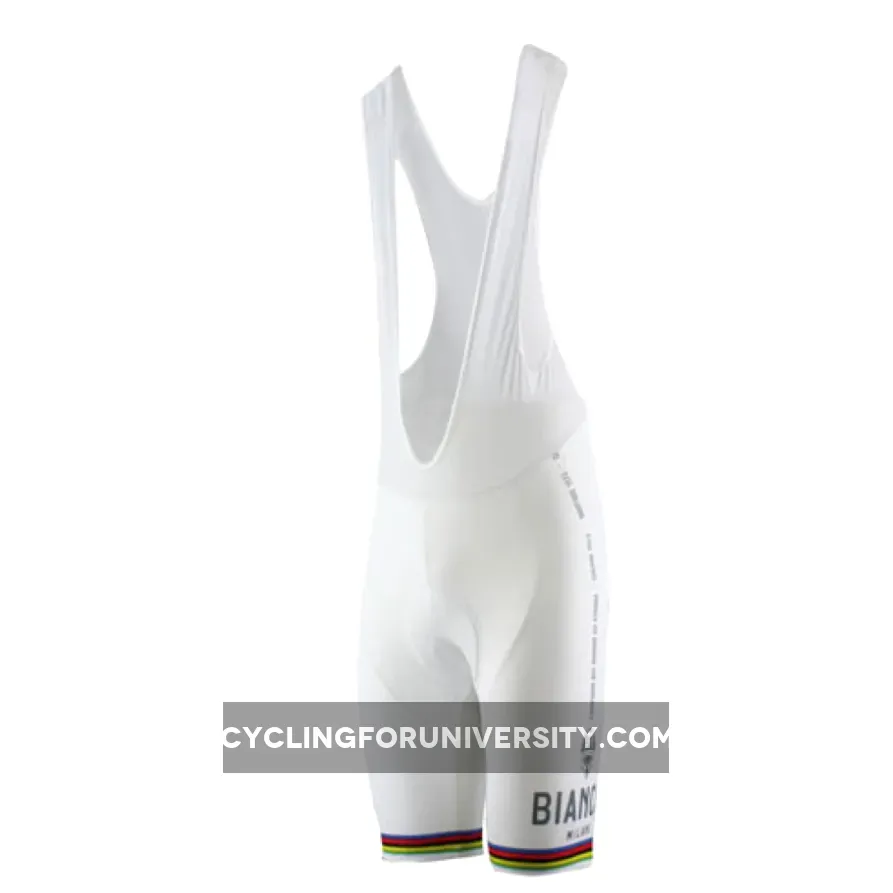 Bianchi White - World Champion Cycling Bib Shorts Restock