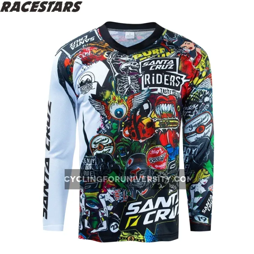 Motocross Jersey MTB Downhill Mountain Jersey Enduro MX Cycling Jersey Mountain Bike DH Maillot Ciclismo Hombre Quick Drying BMX