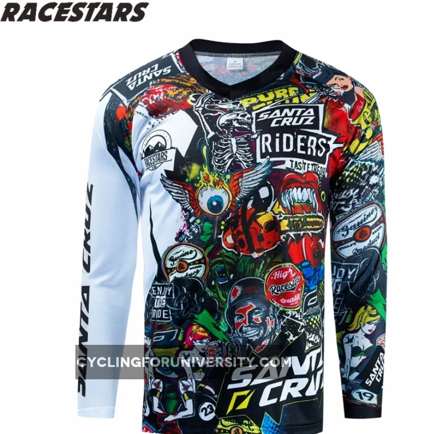 Motocross Jersey MTB Downhill Mountain Jersey Enduro MX Cycling Jersey Mountain Bike DH Maillot Ciclismo Hombre Quick Drying BMX