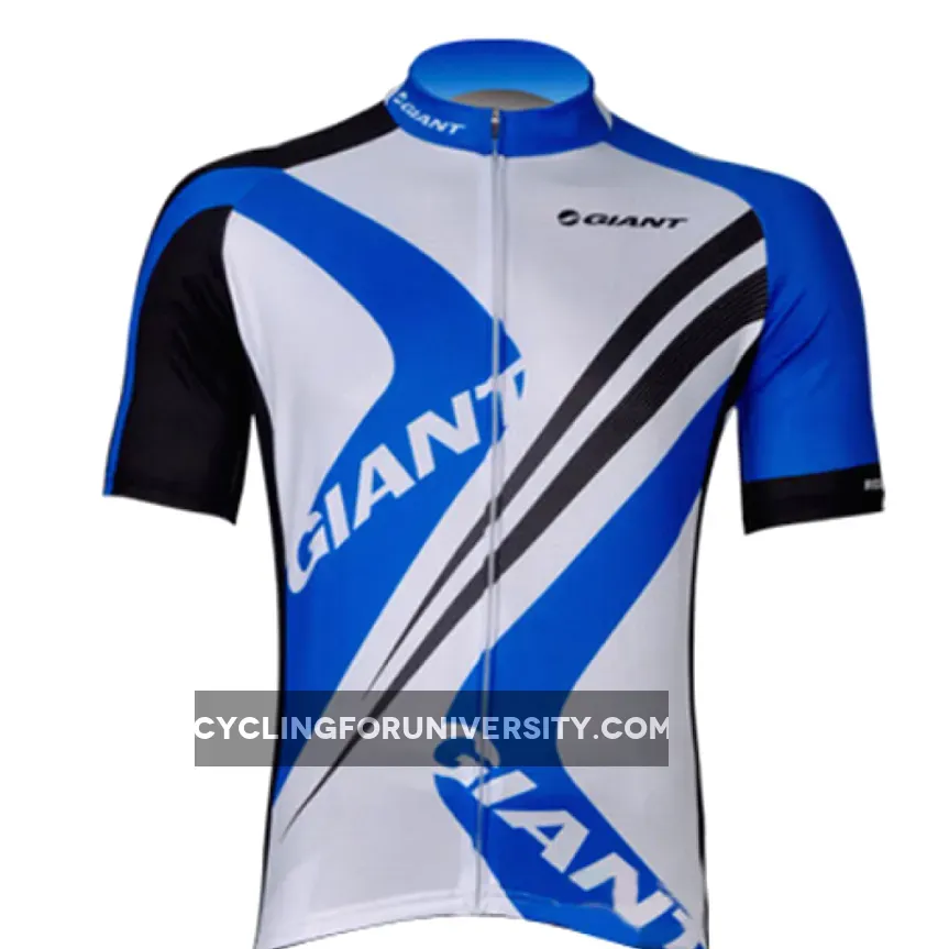 2012 GIANT Blue/White Cycling Jersey Short Sleeve Restock