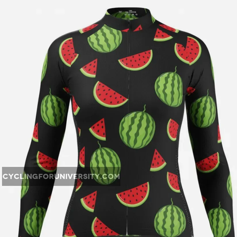 Women's Watermelon Long Sleeve Cycling Jersey Online