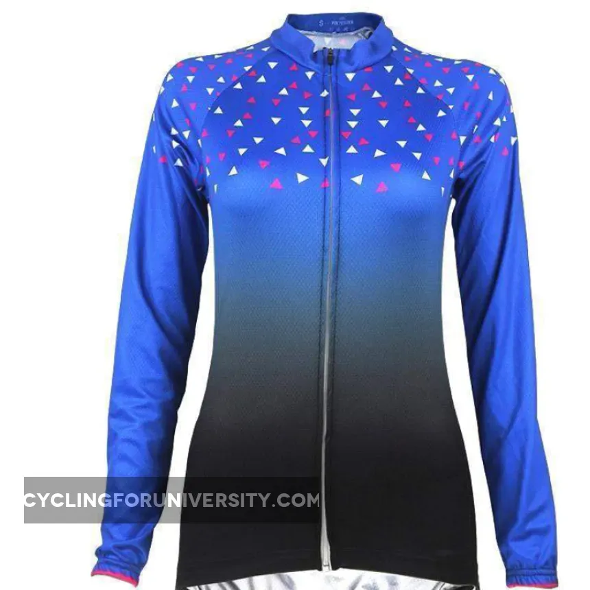 Women's Long Sleeve Confetti Cycling Jersey For Sale