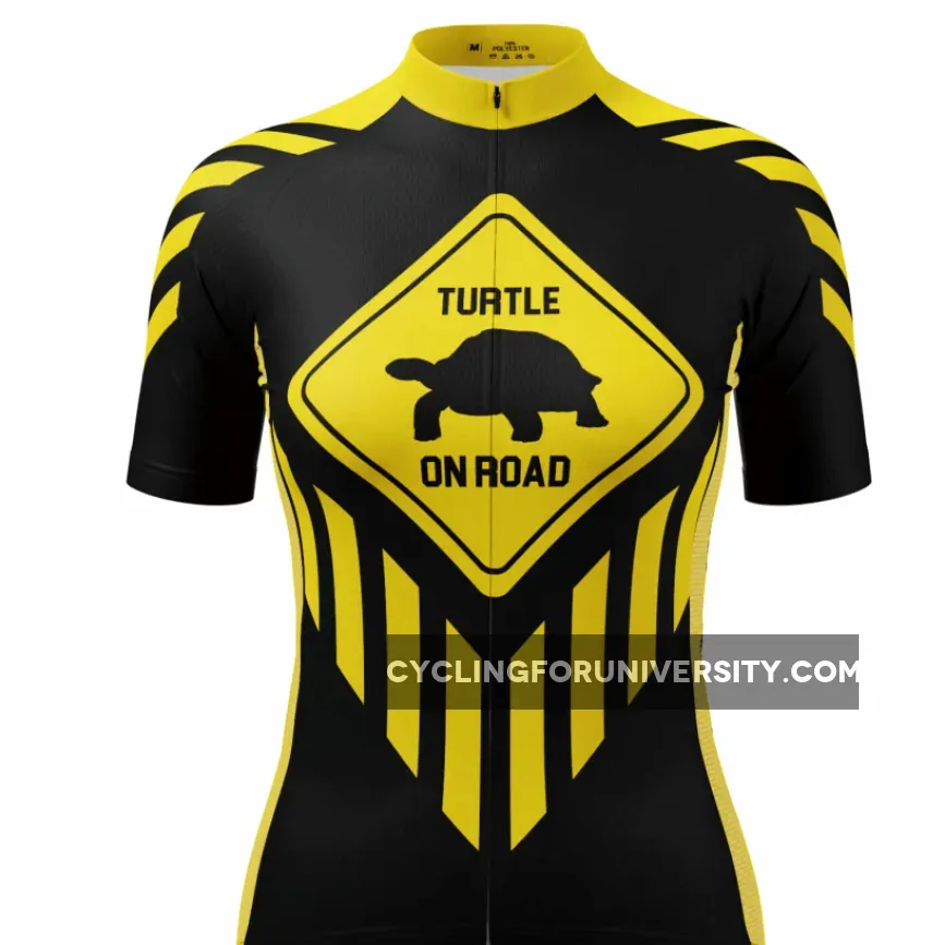 Women's Turtle On Road Short Sleeve Cycling Jersey Online