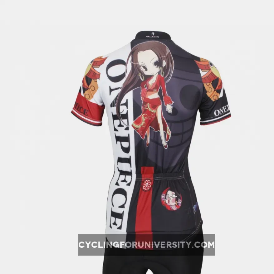 ONE PIECE Series Boa Hancock Empress Pirates Woman's Cycling Jersey Team Jacket T-shirt Summer Spring Autumn Clothes Sportswear Anime NO.408