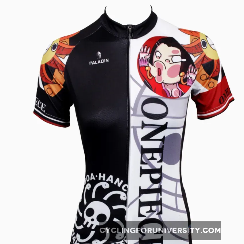 ONE PIECE Series Boa Hancock Empress Pirates Woman's Cycling Jersey Team Jacket T-shirt Summer Spring Autumn Clothes Sportswear Anime NO.408