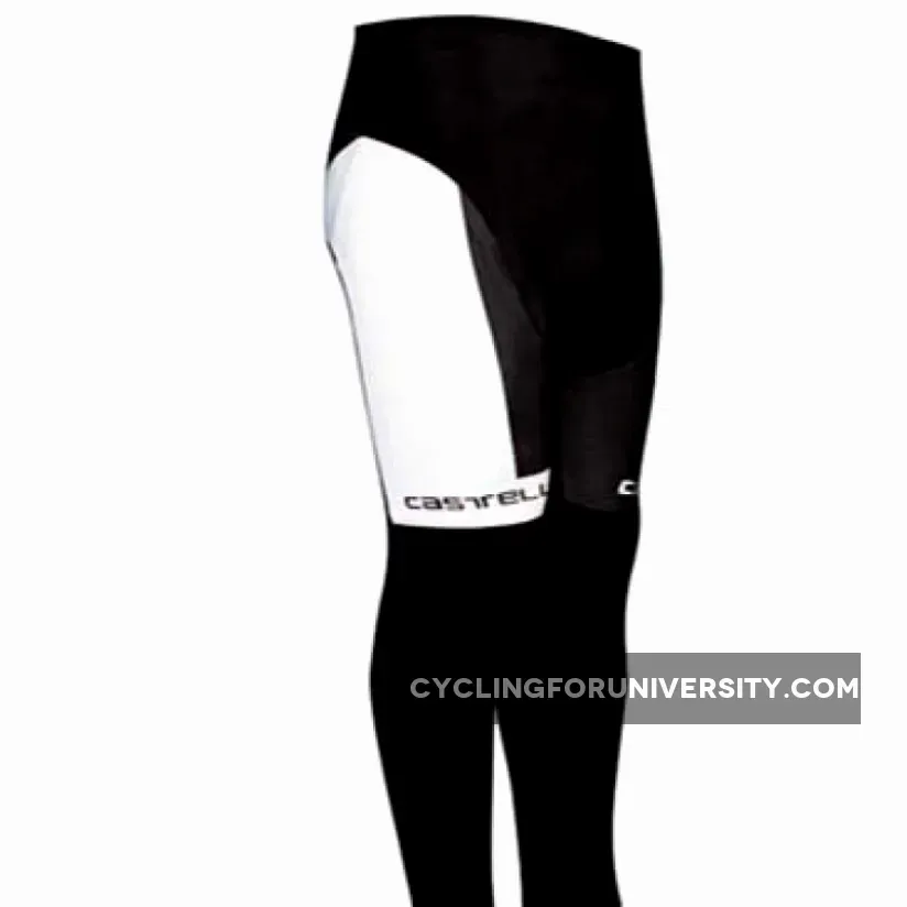 2011Castelli Team Cycling Tights White/Black Online