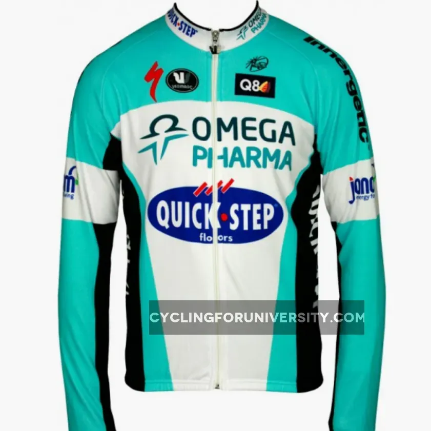 OMEGA PHARMA-QUICKSTEP 2012 Vermarc professional cycling team - Cycling Winter Thermal Jacket