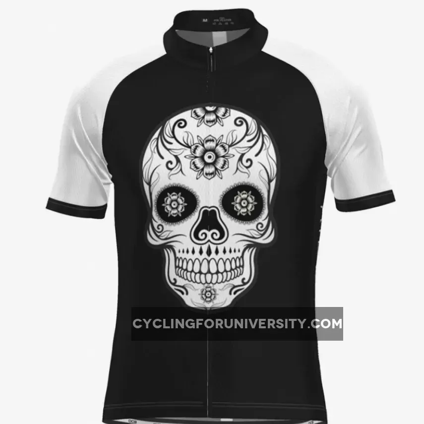 Men's Mexican Mask Short Sleeve Cycling Jersey Outlet