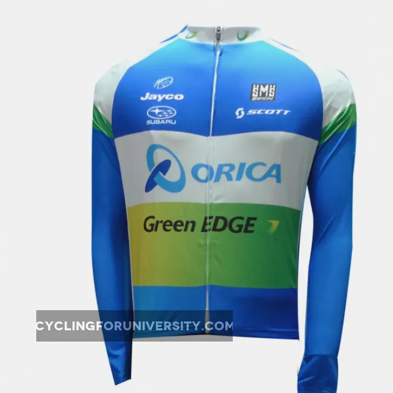 2012 Orica GreenEdge Cycling Long Sleeve Jersey Outlet