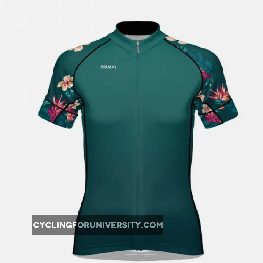 Primal Wear Kona Women's Full Zip Evo 2.0 Race Fit Cycling Jersey