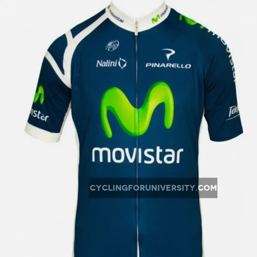 MOVISTAR 2012 Radsport-Profi-Team Short Sleeve Jersey