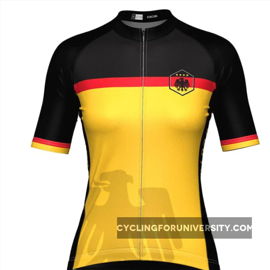 Women's Germany Deutschland National Cycling Jersey