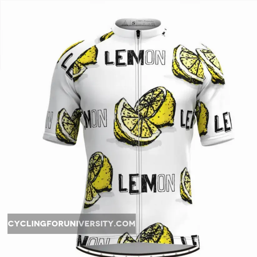 Men's The Lemon Print Cycling Jersey Outlet