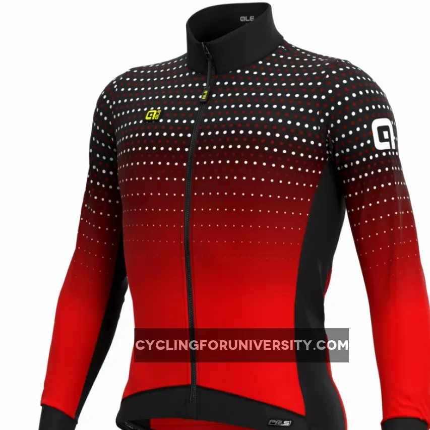 ALE' Bullet DWR PRS Red Long Sleeve Jersey,
