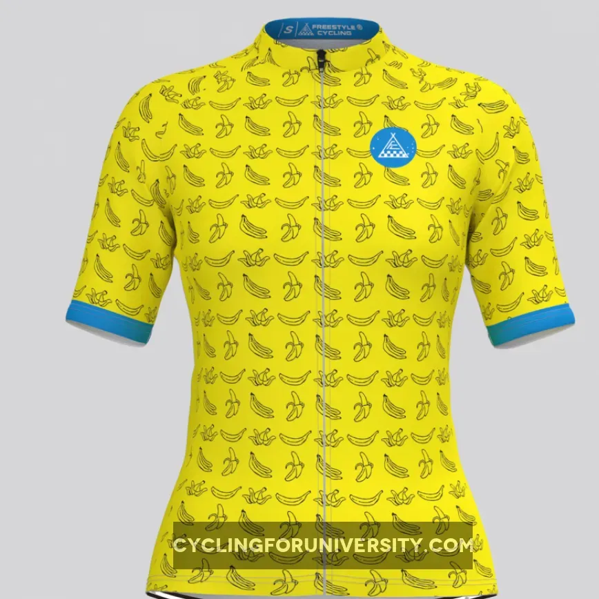 Women's Banana Undress Me Cycling Jersey Brand New