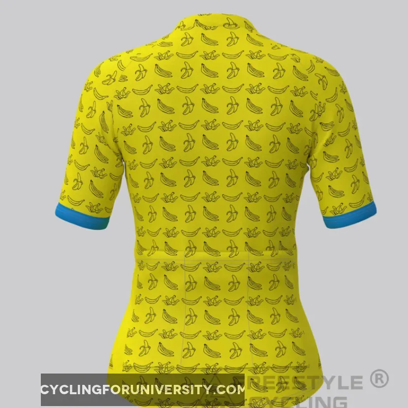 Women's Banana Undress Me Cycling Jersey Brand New