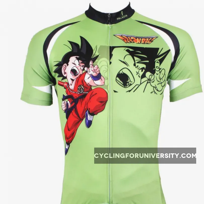 Ilpaladino Dragon Ball Wukong Man's Spring Summer Sportswear Short-sleeve Cycling Jersey Apparel Outdoor Sports Gear Cartoon World NO.520