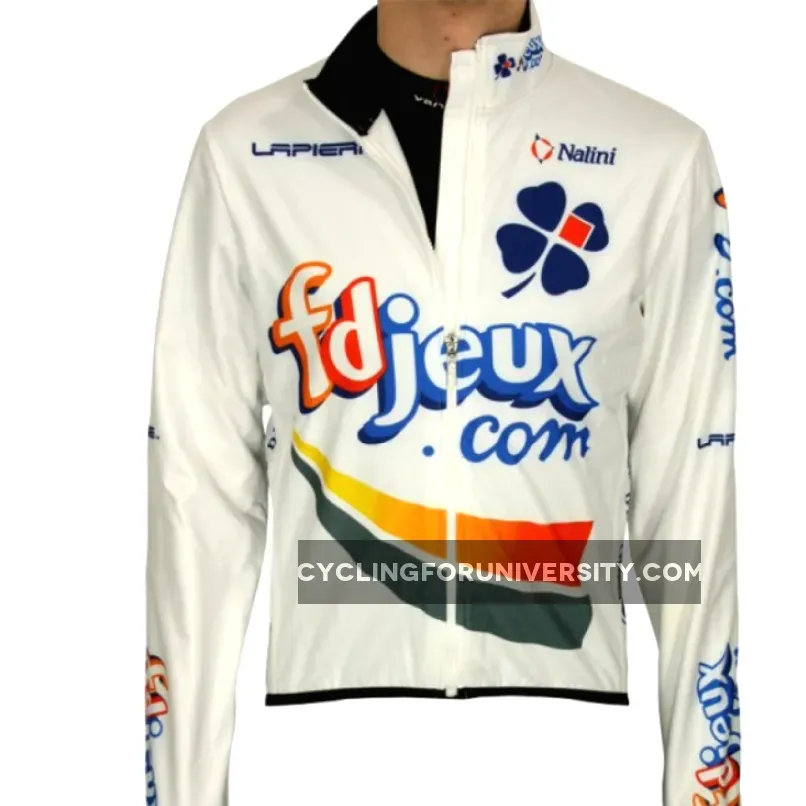 Francaise des Jeux (FdJ) 2004 Radsport - Winter Fleece jersey jacke