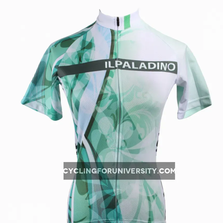 Green Flower Petal Summer Biking T-shirt Sports Clothes 196