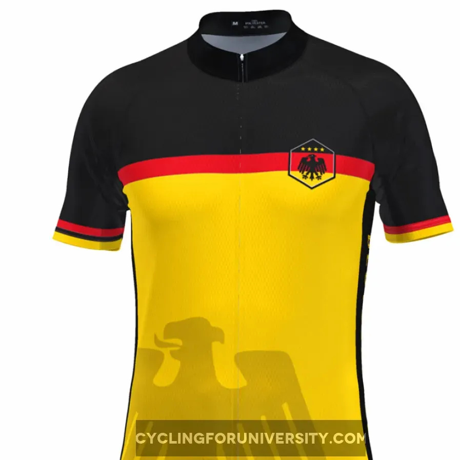 Men's Germany Deutschland National Pro Cycling Jersey