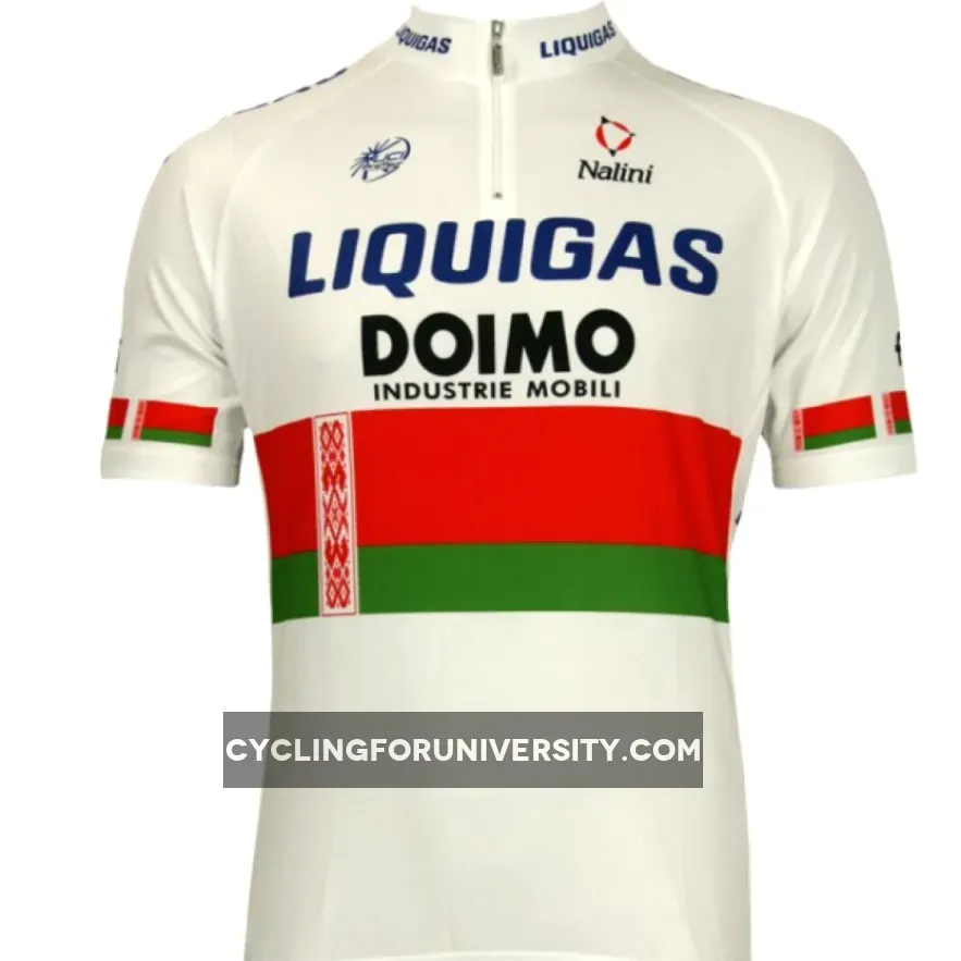 Liquigas weißrussischer Meister 2010 Radsport-Profi-Team Short Sleeve Jersey